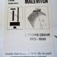 Malevitch exhibition poster the serious work