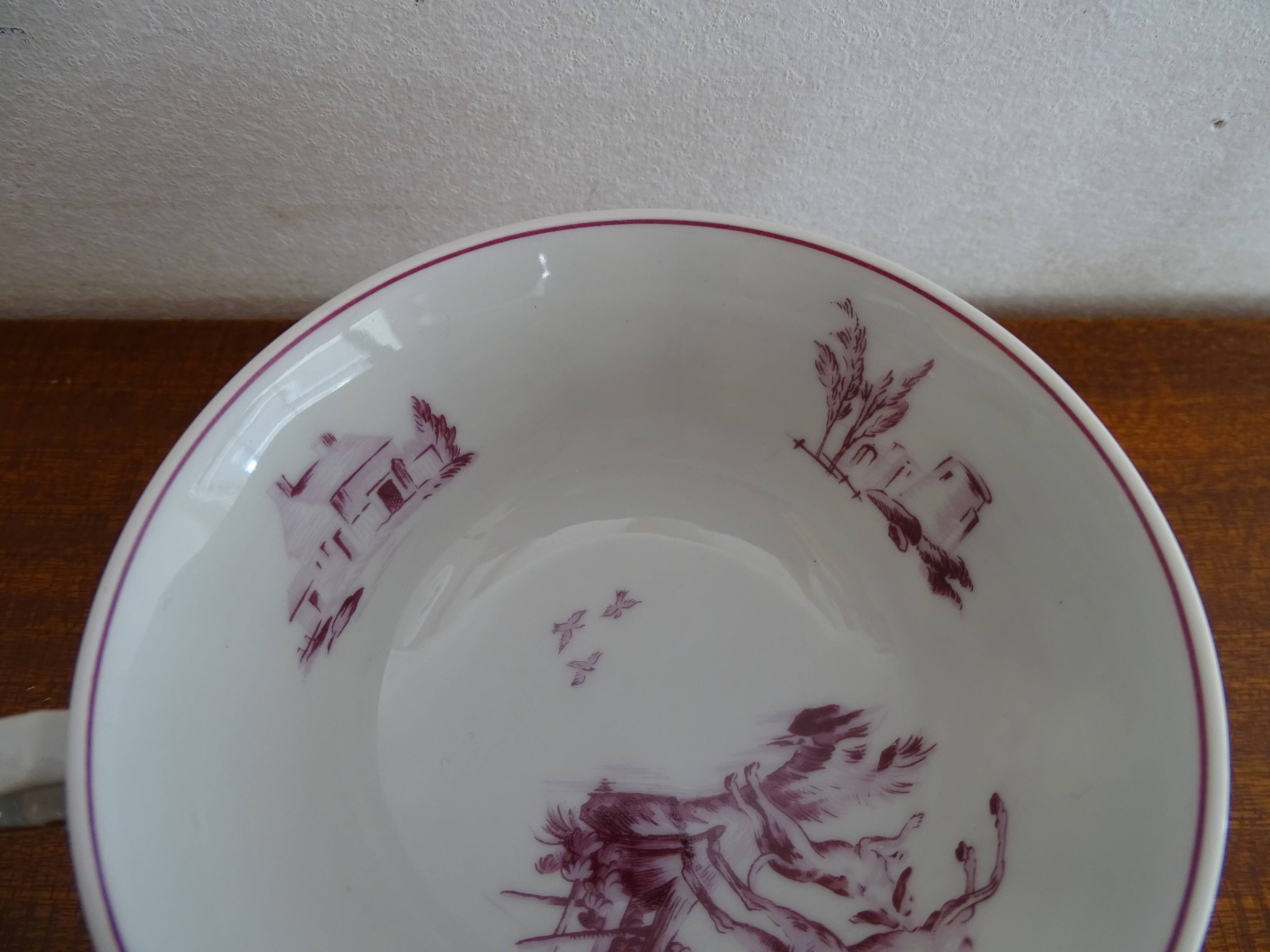 Porcelain coffee service Limoges Bernardaud & Cie - 6 people