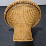 Vintage Egon Eiermann wicker chair model E 10