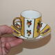 Cup art deco porcelain from Limoges Baranger