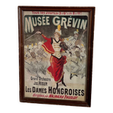 Framed vintage orchestra poster