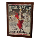 Framed vintage orchestra poster