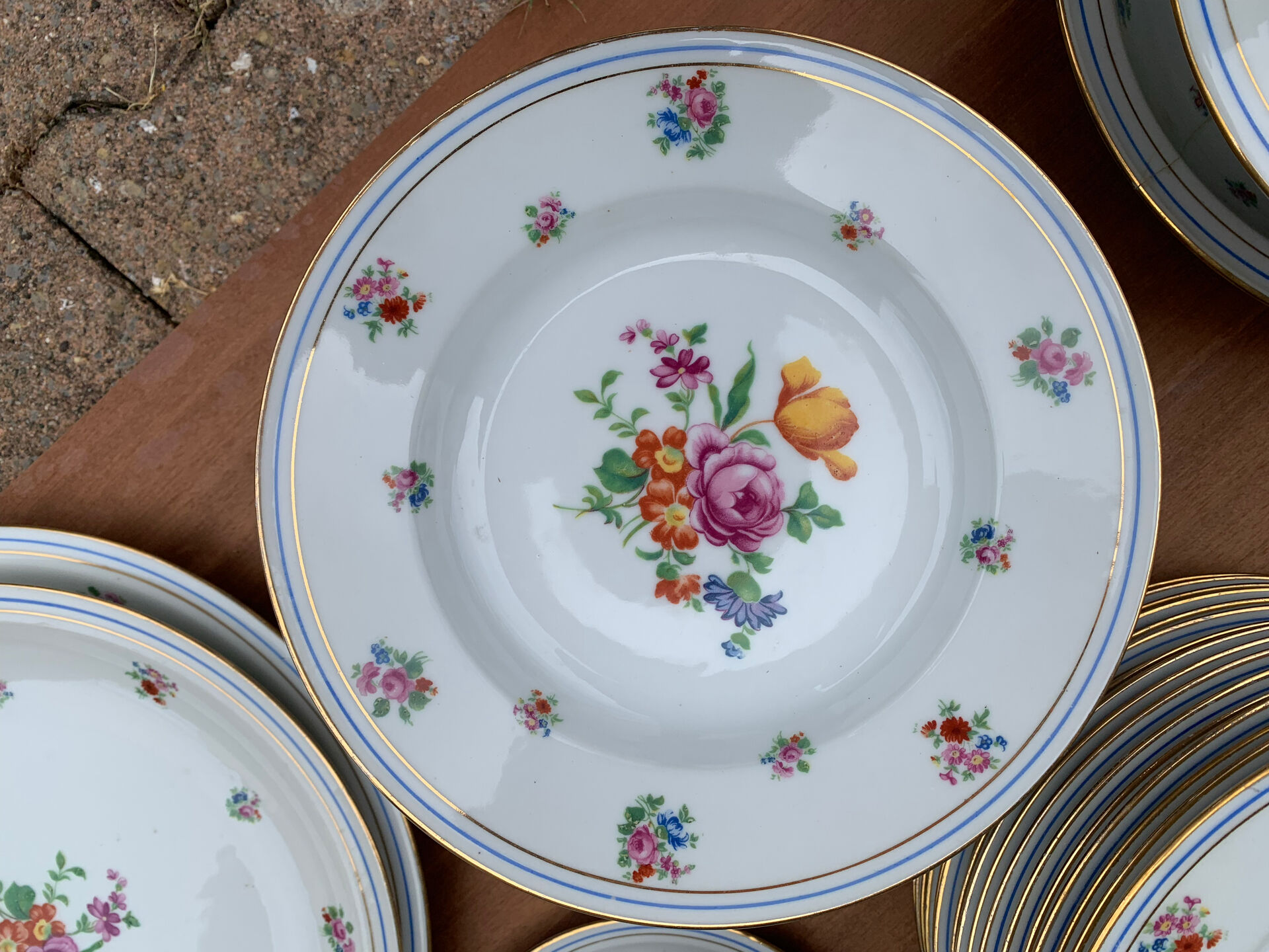 Service porcelaine limoges ancien