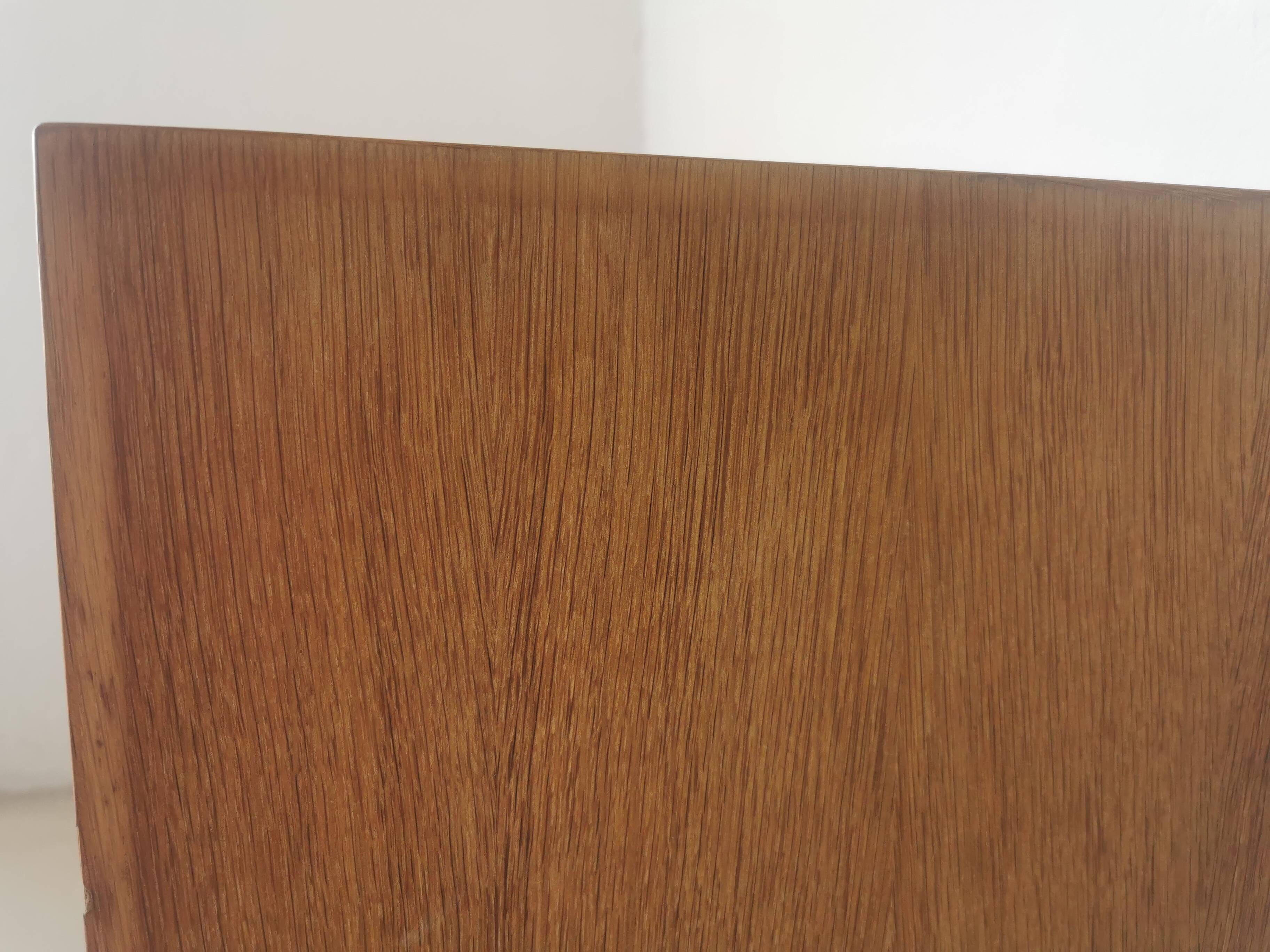 Danish sideboard, sliding doors, in oak