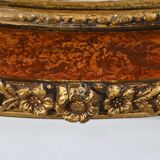 Miroir ovale en bois doré – début XXe
