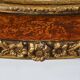 Miroir ovale en bois doré – début XXe