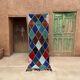 Colorful Boucherouite Moroccan rug - 71 x 209 cm