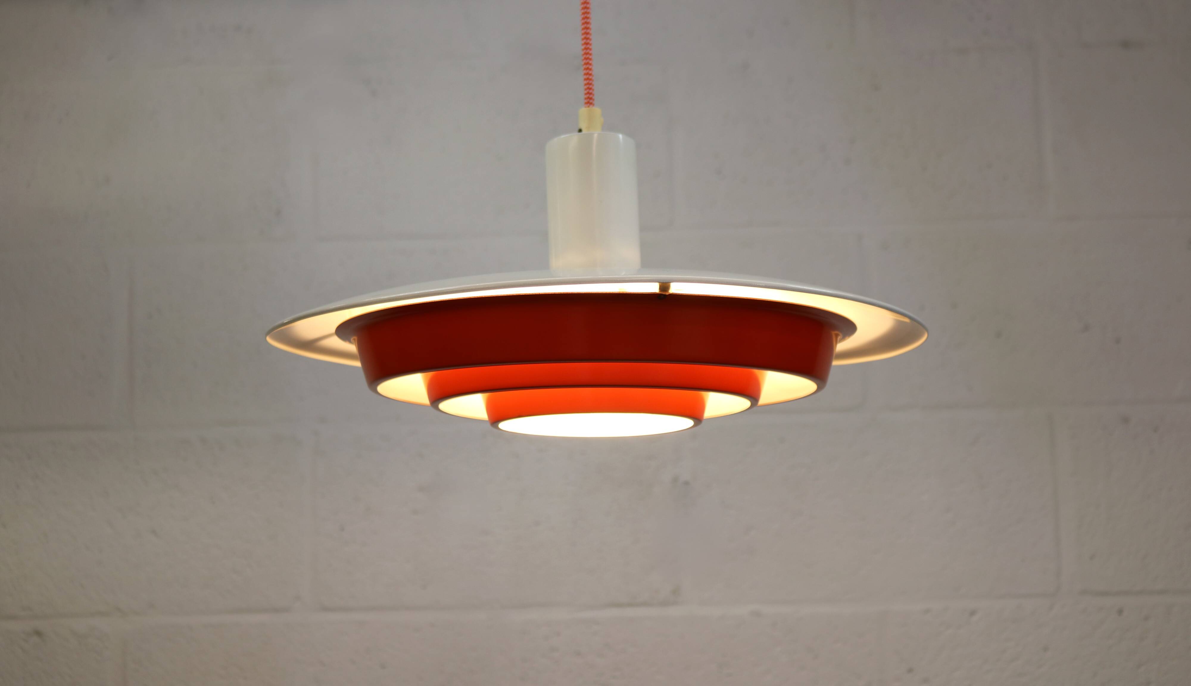 Very rare old Danish design lamp by Teknika model 490  - 60's