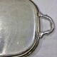 Silver metal handle tray