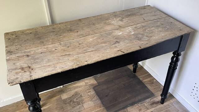 TABLE Desk ANTIQUE Louis Philippe style