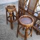Bar vintage rotin et cannage