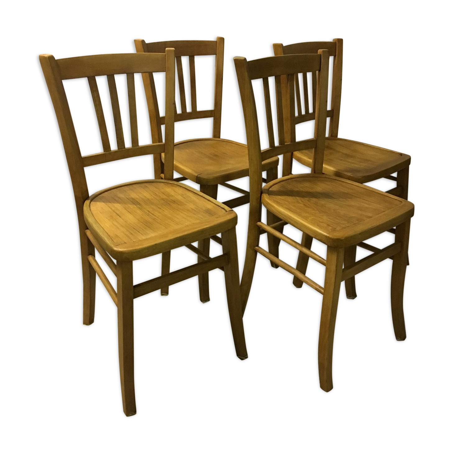 Set of 4 chairs Bistro Luterma 50 years