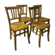 Set of 4 chairs Bistro Luterma 50 years