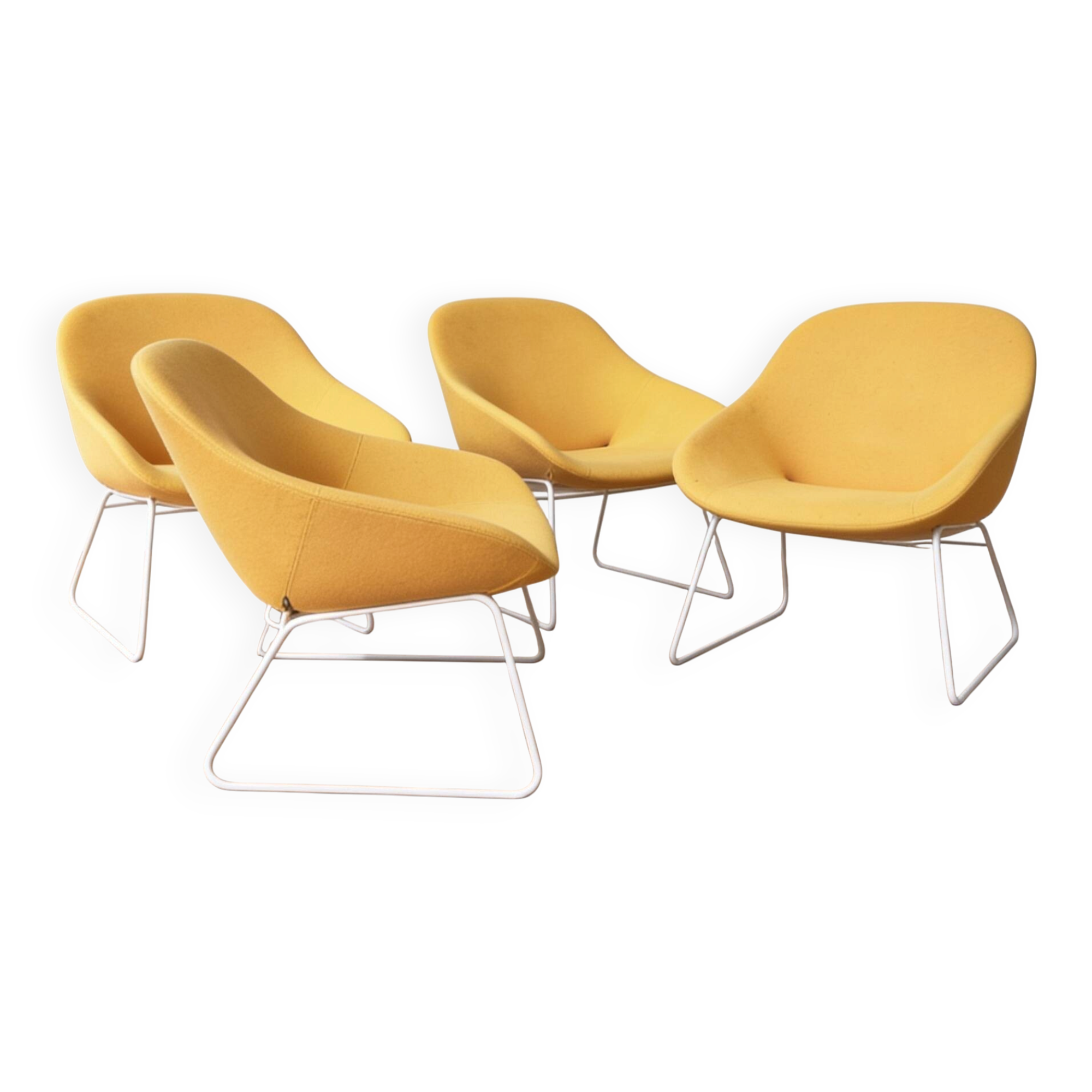 Set of 4 Lounge Beso armchairs, Artifort