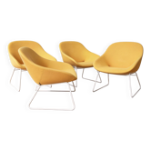 Set of 4 Lounge Beso armchairs, Artifort