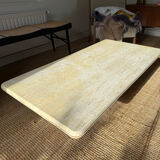 Travertine coffee table