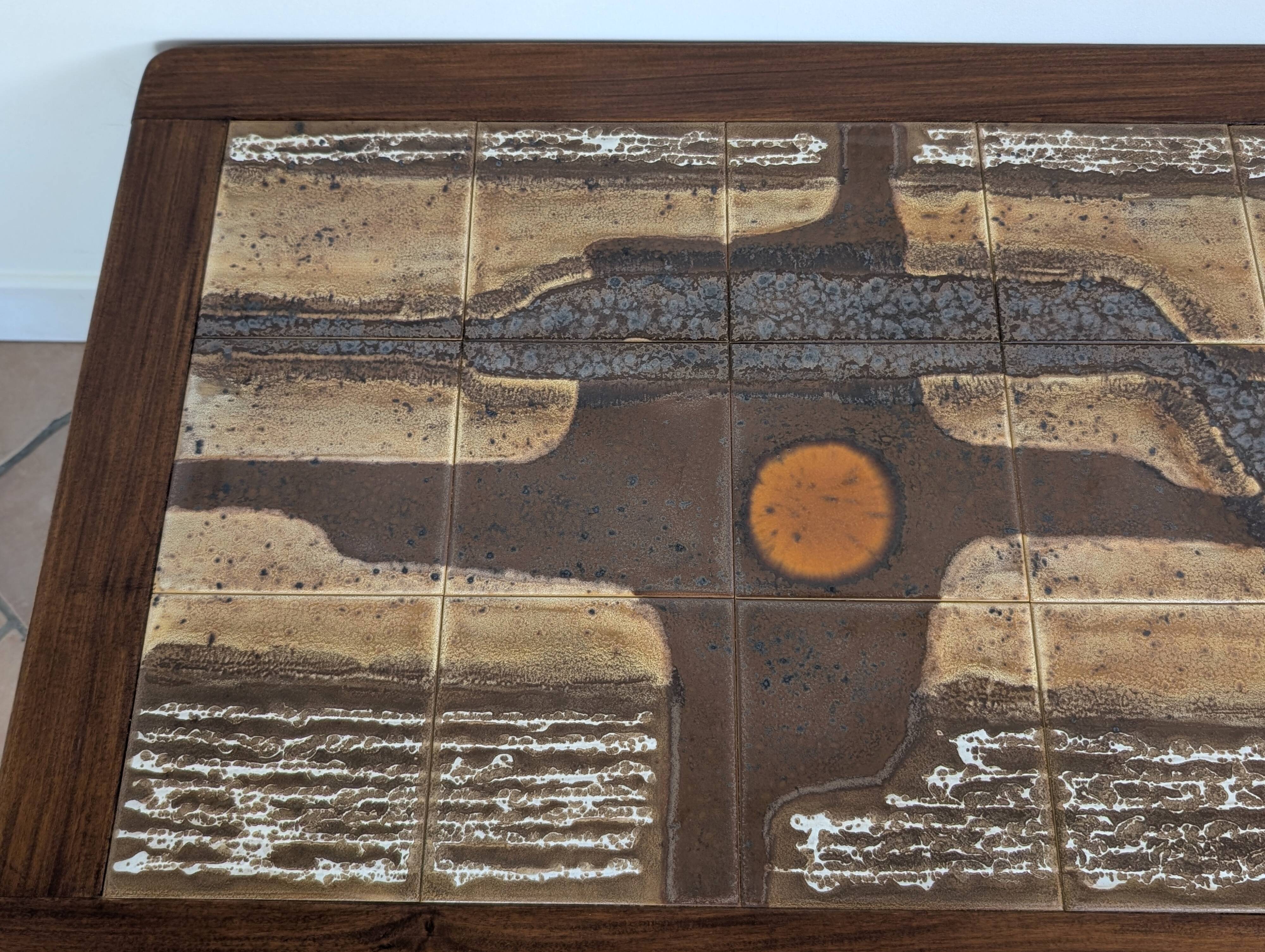 Vallauris ceramic coffee table