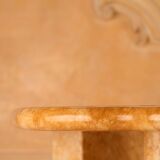Royal yellow marble side table