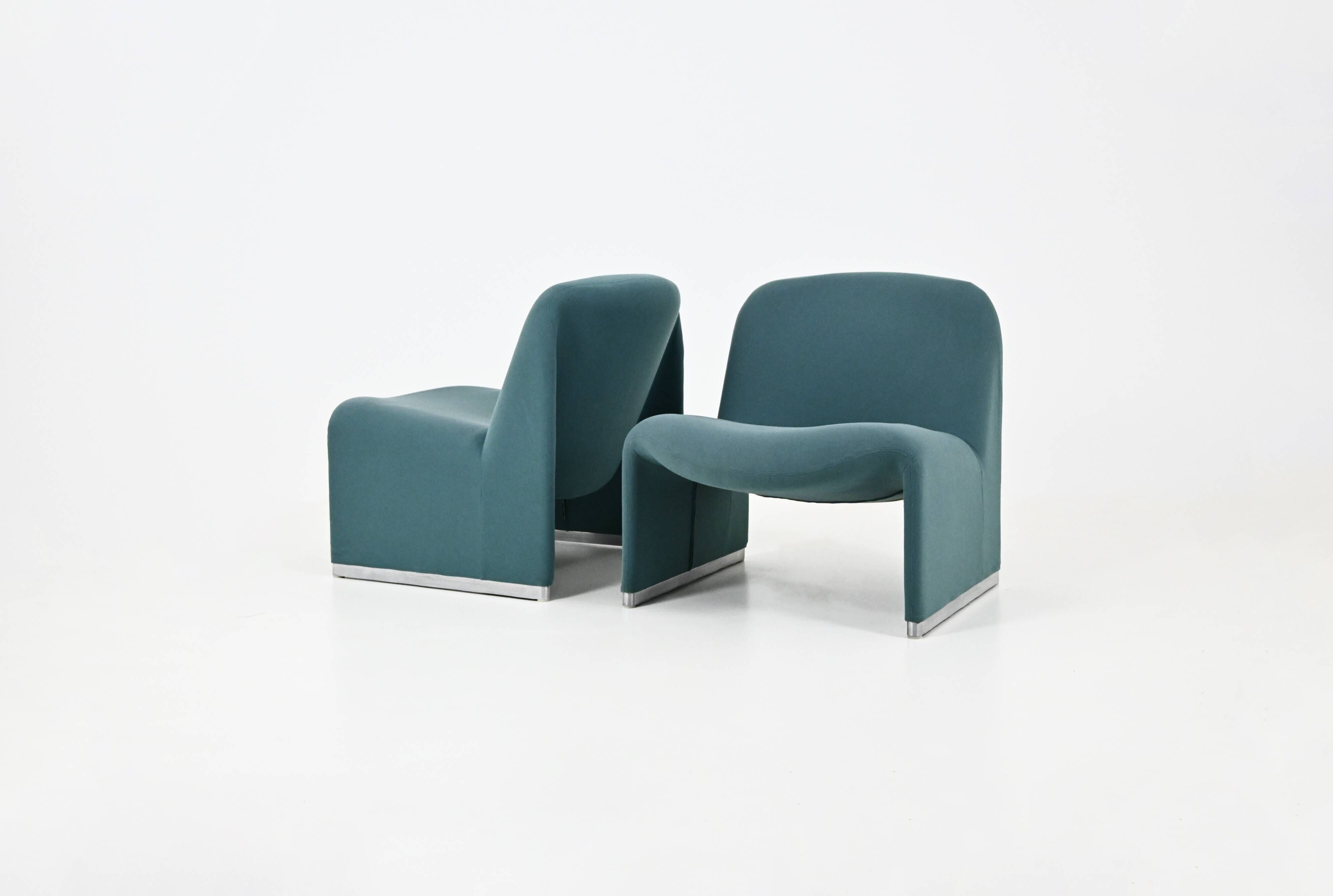 Pair of "Alky" armchairs by Giancarlo Piretti for Anonima Castelli, year