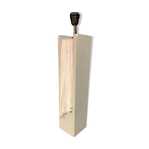 Pied de lampe en plâtre - 1960 design