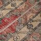 Vintage Turkish hallway rug 52x712 cm
