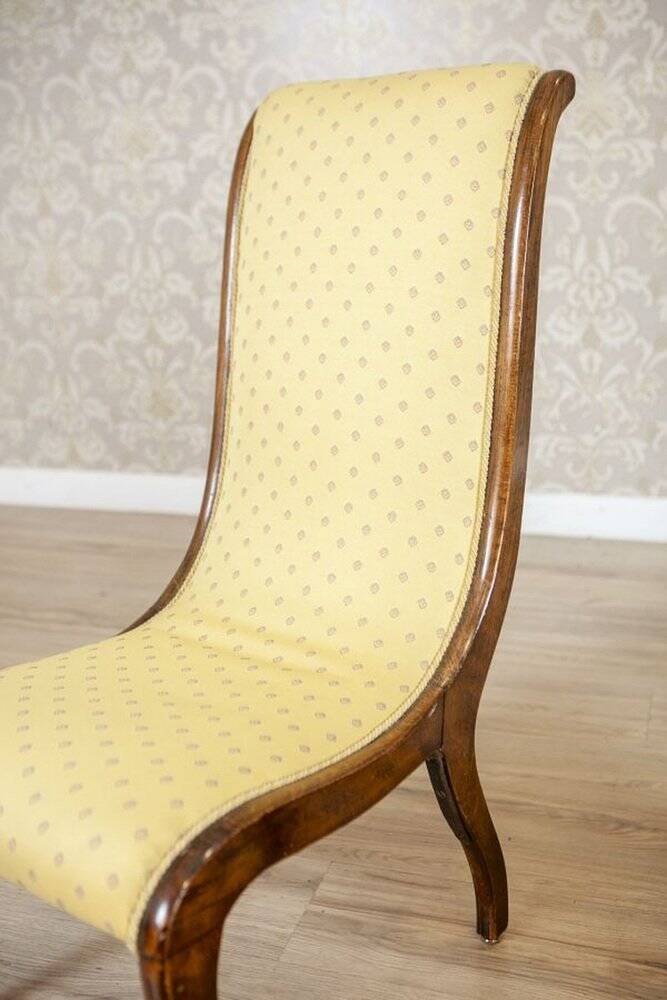 Yellow Swan Armchairs, 1890s, Set of 2