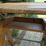 Vintage school desk desk with chair