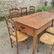 Table de ferme et 8 chaises