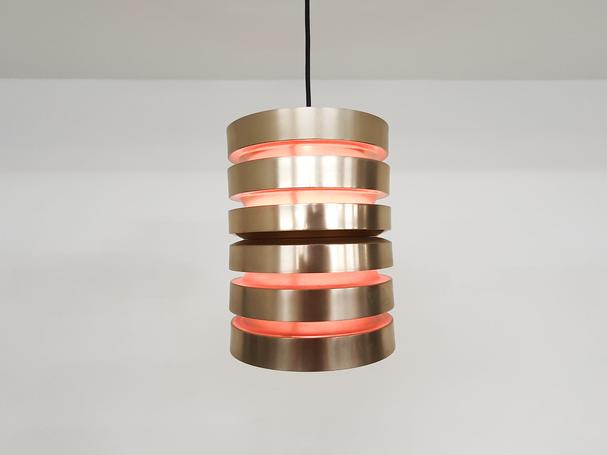 Granhaga Carl Thore Sweden brass pendant light from the 1960s