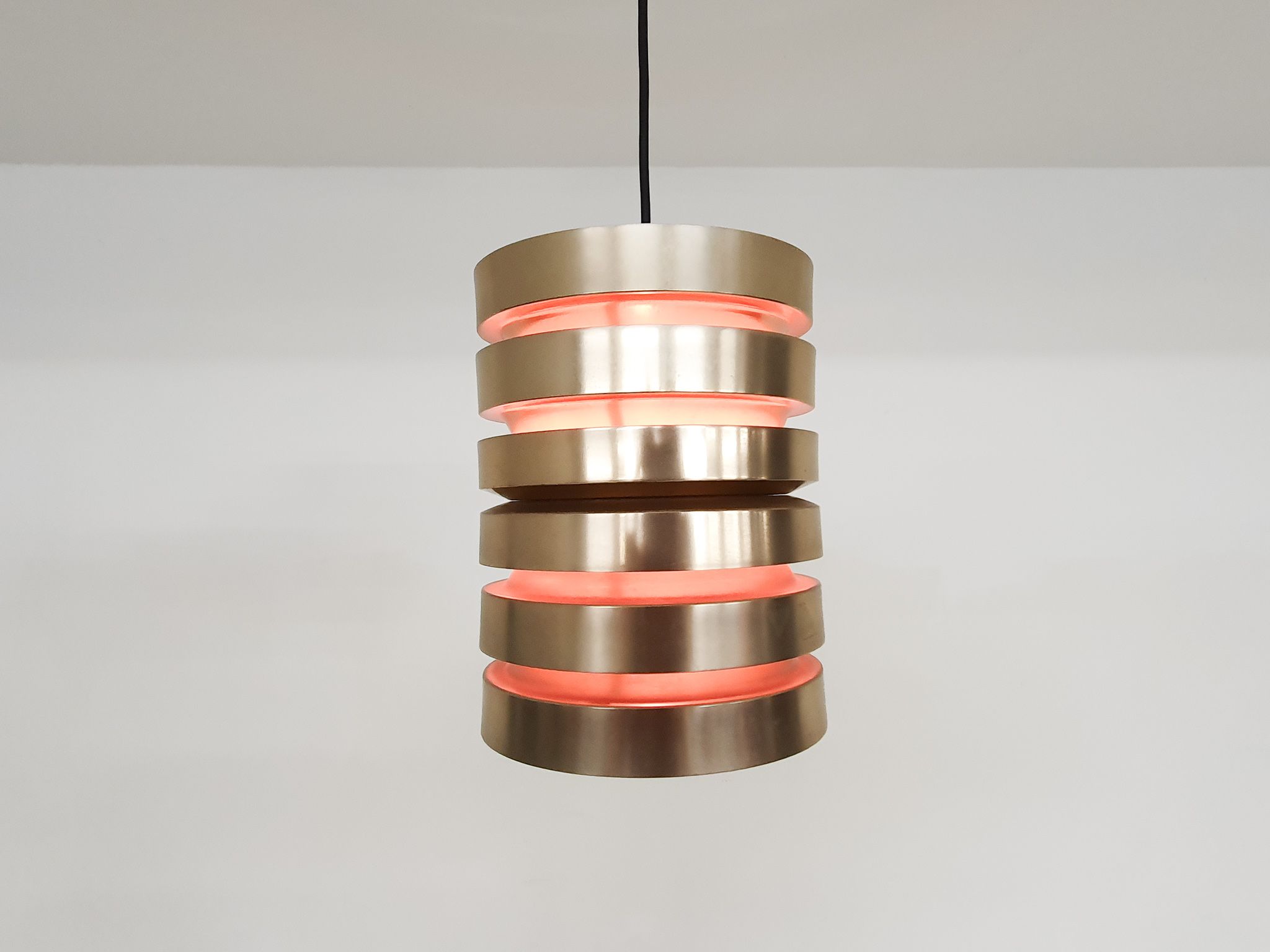Granhaga Carl Thore Sweden brass pendant light from the 1960s
