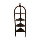 Shelf on feet or servant dumb wooden tripod