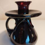 Biot bubble glass candle holder