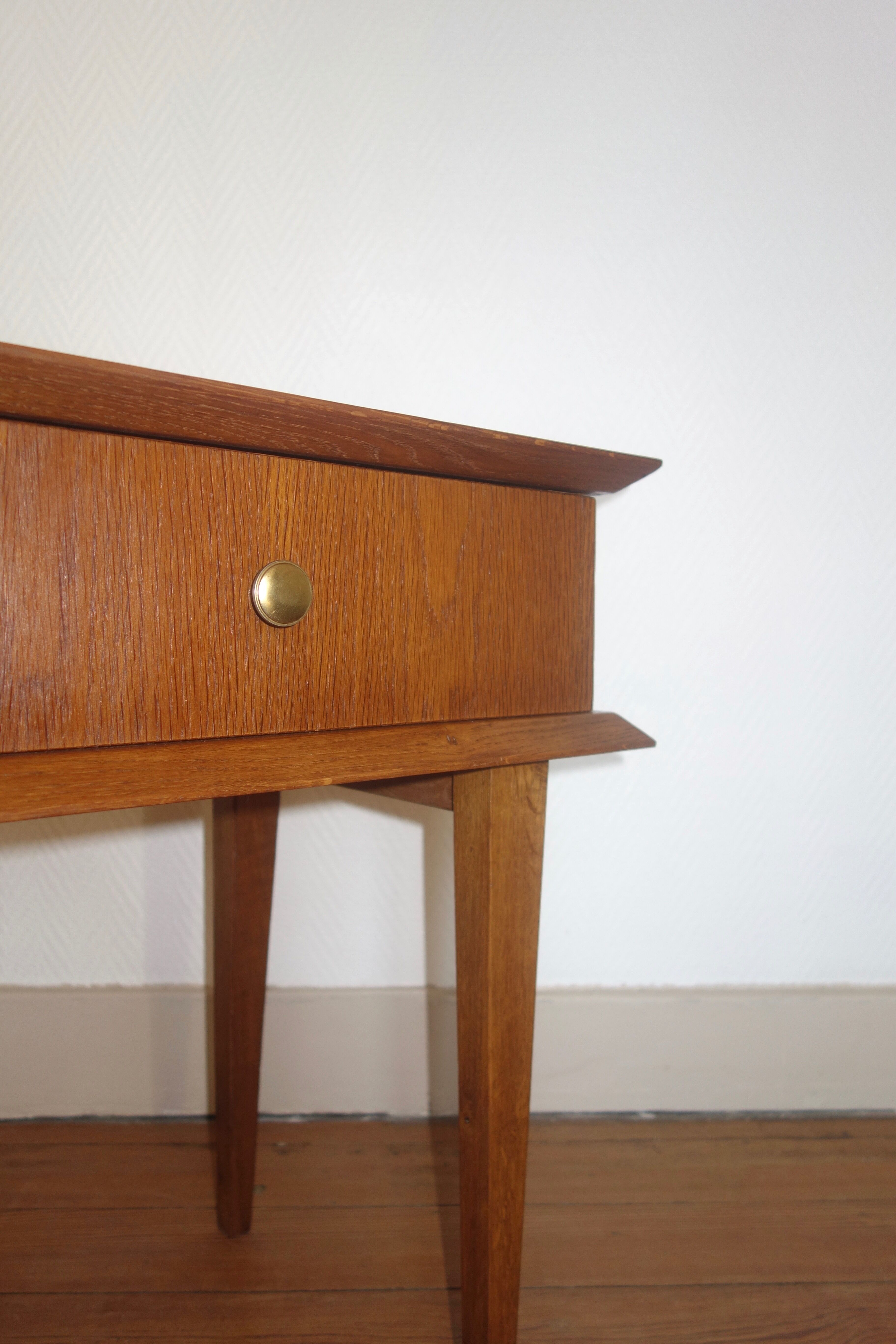 Oak bedside table 1950