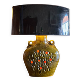 Grande Lampe en Céramique Fat Lava (Années 1960-1970)