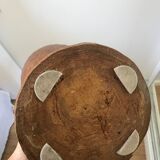 Imposing solid wood pestle and mortar