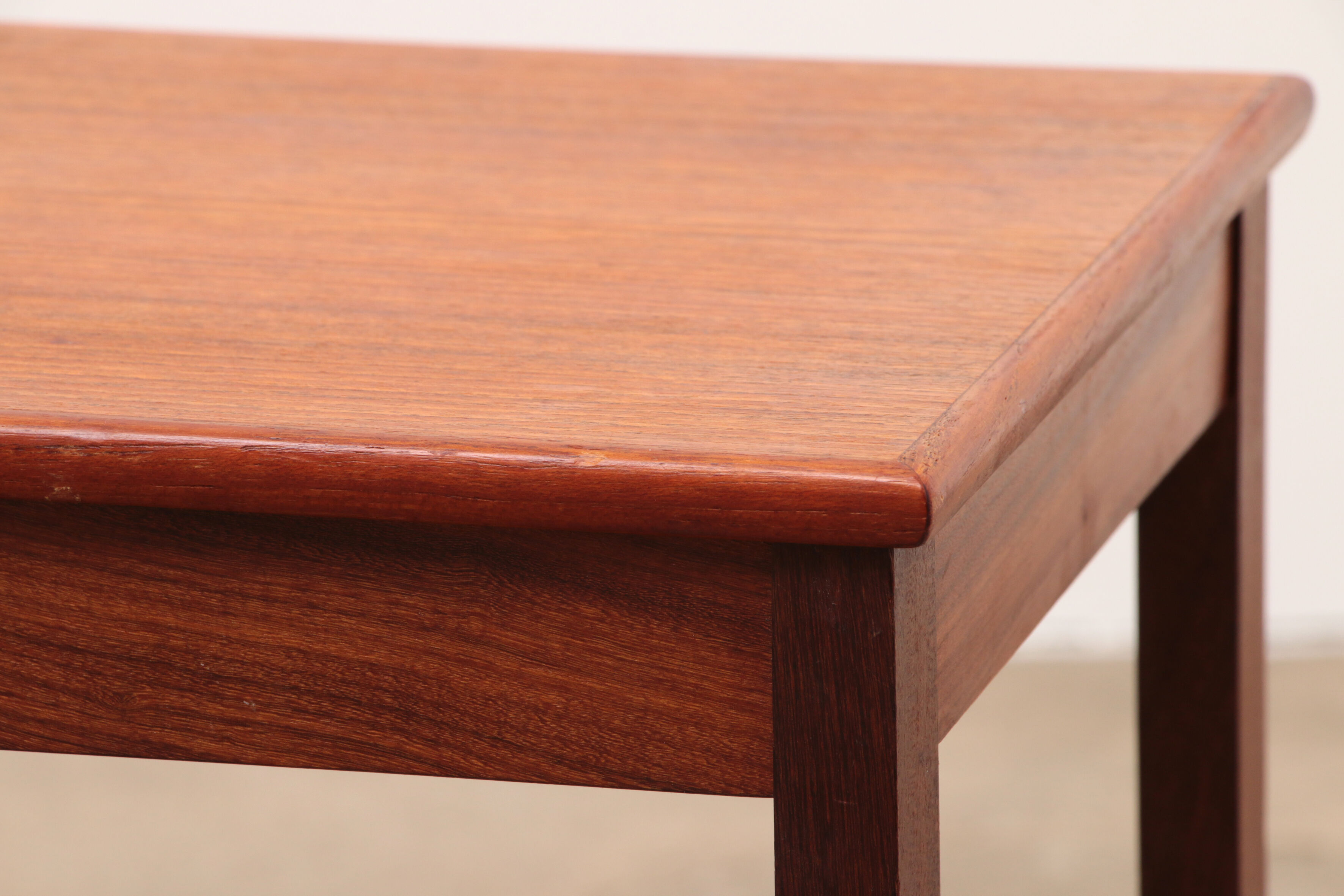 Teak wood bedside table or side table, 1960s