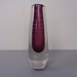 Glass vase by Gunnel Nyman for Nuutajärvi Notsjö, Finland, 1940s.