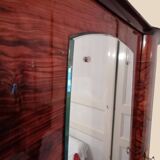 Armoire et Table de Chevet en Bois Laqué vintage - Ateliers Jacquelin