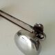 Vintage chrome wall coat rack from the 60s/70s
