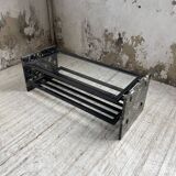 Italian 80s coffee table in marble and glass