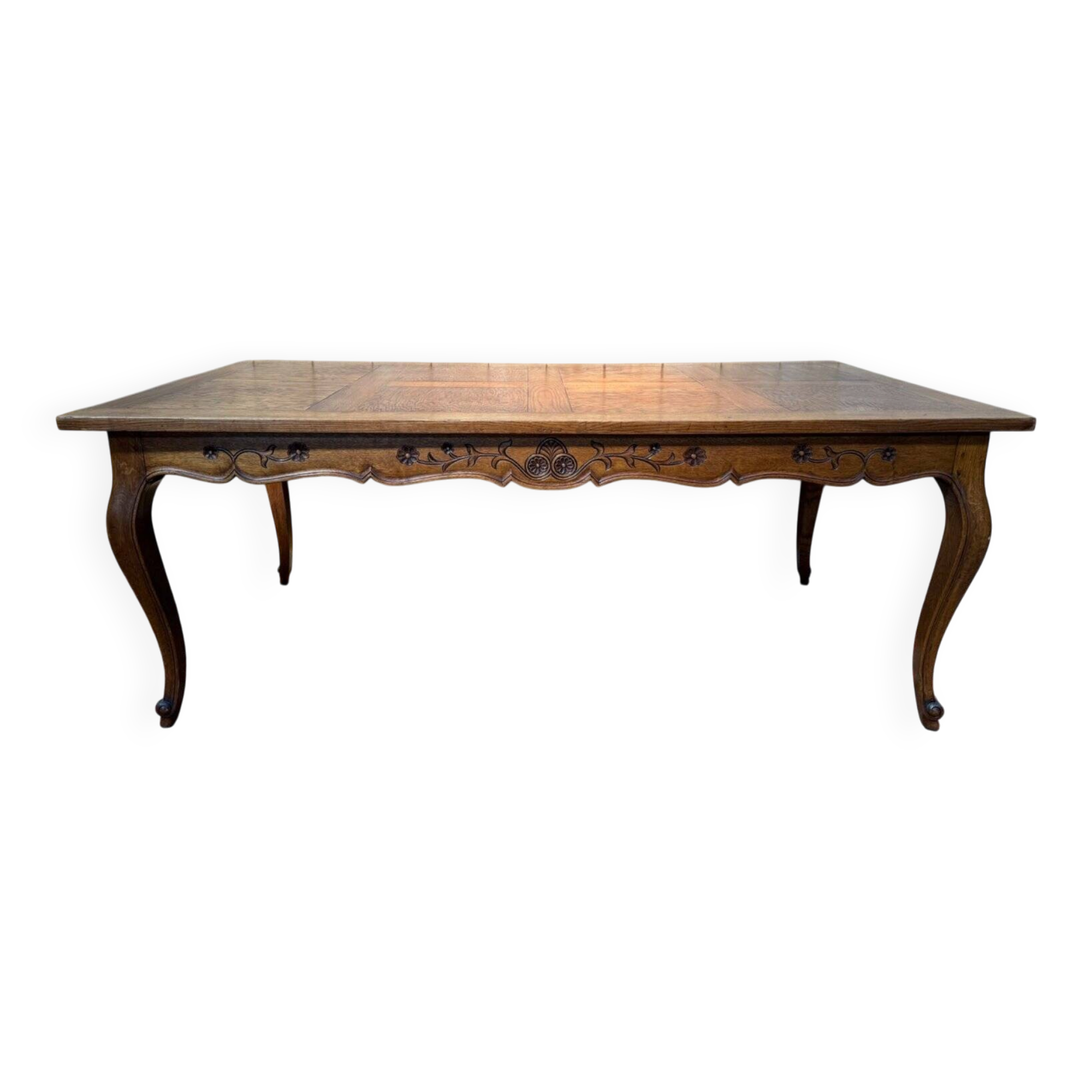 Farm table – Louis XV style – Solid oak – Early 20th century