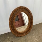 Wicker mirror