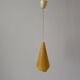 Suspended lamp with yellow Rotaflex shade by Yasha Heifetz, 1960s, Germany