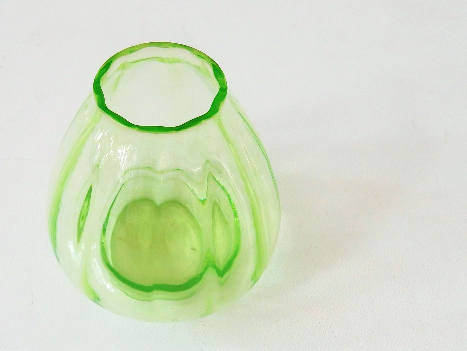 Colorful glass vases by A.D. Copy for Glasfabriek Leerdam Netherlands 1930s