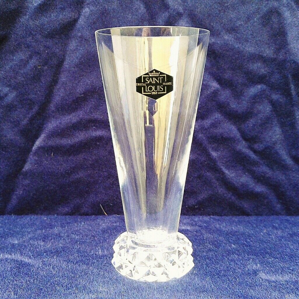 Crystal aperitif glass Saint Louis diamond model