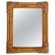 Miroir en bambou et rotin des années 1960 dans le style de la Côte d'Azur
