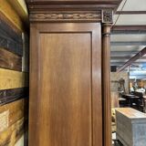 Walnut mirrored cabinet