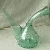 Carafe chevrette en verre soufle