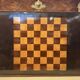 Rococo Games Table with Leather, Chess & Backgammon, 18th Century