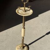 Marble and brass standing ashtray H74 D17